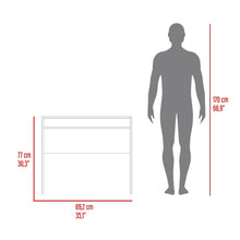 Escritorio Estelar, Fresno Europeo y Wengue, cuenta con un entrepaño