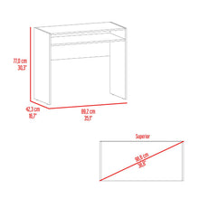 Escritorio Estelar, Roble Gris, Cuenta con un entrepaño