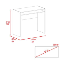 Escritorio Estelar, Fresno Europeo y Wengue, cuenta con un entrepaño