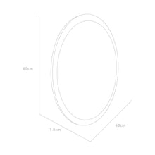 Espejo Circular Eli 60, Negro