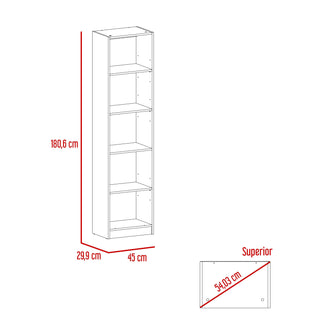 Combo de Bibliotecas Home Eco, Wengue, Incluye Dos Bibliotecas - VIRTUAL MUEBLES