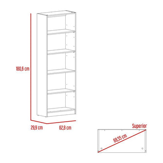 Combo de Bibliotecas Home, Blanco Incluye Tres Bibliotecas - VIRTUAL MUEBLES