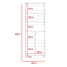 Combo de Bibliotecas Home, Macadamia, Incluye Dos Bibliotecas y Dos complementos