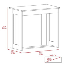 Escritorio Divain, Wengue, Ideal Para Espacios Reducidos