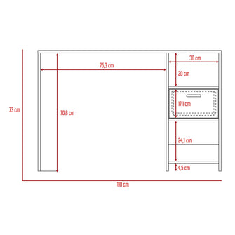 Combo para Habitación Cordata, Incluye Escritorio y Mesa de Noche