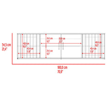Mesa Para Tv Marron, Nogal Europeo y Wengue, para tv de hasta 70 pulgadas ZF