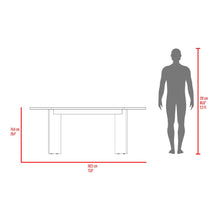 Mesa para Comedor Ted 187, Fresno Europeo, para Seis Puestos, No Incluye Sillas