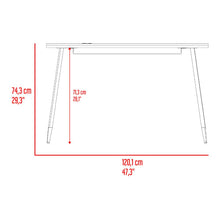 Escritorio Toronto, Milan y Plata Oscuro, con patas metalicas y es de facil instalación