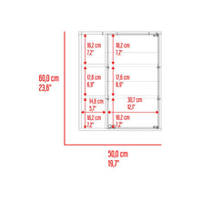 Gabinete de Baño Berkel, Fresno Europeo, con especio para guardar objetos de aseo personal