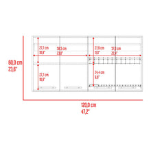 Gabinete Superior Ameralto, Wengue, con espacio para almacenar objetos incluye locero