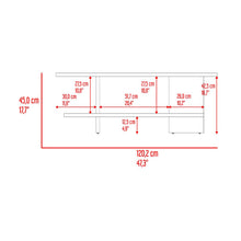 Mesa Para Tv Leeds, Nogal Europeo, Para Televisor hasta 50"