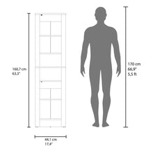 Mueble  Auxiliar para Baño Vanes, Wengue, con espacio para objetos decorativos ZF