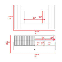 Mesa Para Tv Odell, Milan y Roble Natural, Para Televisor desde 50" a 65"