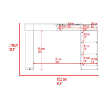 Mueble Tocador Ivak, Capri, con espacio para ubicar maquillaje incluye espejo