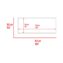 Gabinete Auxiliar Tenay, Blanco Duqueza, con espacio de almacenamiento