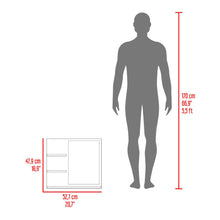 Gabinete de Baño West, Fresno Europeo, con dos entrepaños y espejo