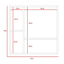 Gabinete de Baño Depp, Blanco, con Espejo Biselado de Buen Tamaño y Varios Entrepaños