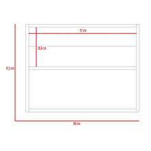 Gabinete de Baño Carlot, Blanco, con Dos Puertas X2