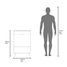 Mueble para Lavamanos Haysi, Wengue, dos puertas abatibles y entrepaño, incluye lavamanos ZF