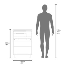 Mueble para Lavamanos Haysi, Kronos Blanco, Dos puertas abatibles y entrepaño, incluye lavamanos ZF