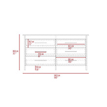 Organizador Asteria Blanco, con Seis Cajones ZF
