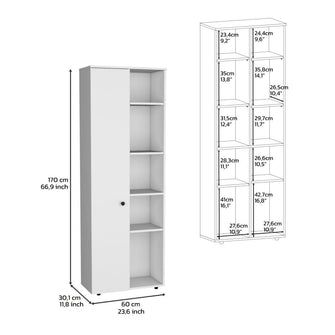 Alacena Multiusos Horbiz, Blanco, con espacio para guardar insumos ZF