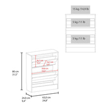 Zapatero Inola, Kronos Blanco, con dos puertas abatibles ZF