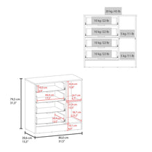 Organizador Kati, Wengue con cuatro cajones ZF