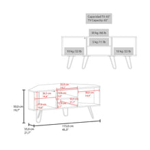 Mesa Para Tv Lancaster, Wengue, Para Televisor Hasta 50 Pulgadas ZF