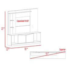 Mesa Para Tv Cuera, Capri y Wengue, Para Televisor Hasta 65" Pulgadas