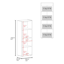 Closet Beico, Blanco Duqueza, con dos Puertas Abatibles y cuatro entrepaños ZF