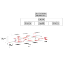 Repisa Para Tv Markis, Kronos Nogal Europeo, Para Televisor Hasta 55 Pulgadas ZF