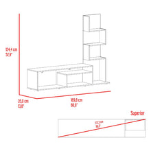 Mesa Para Tv Lugano, Nogal Europeo, Para Televisor Hasta 55 Pulgadas