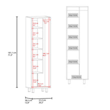 Mueble de Aseo Romana, Cannolo, con Cinco Entrepaños Organizadores ZF
