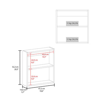 Gabinete de Baño Heston, Blanco Duqueza, con Espejo y Dos Entrepaños ZF