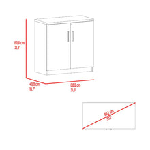 Mesa Auxiliar Malibu, Nogal Europeo y Wengue, con dos puertas y cerradura ZF