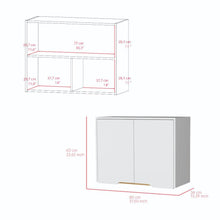 Combo para Cocina Carmelo, incluye Barra de cocina y Gabinete superior