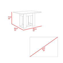 Comedor Volder, Nogal, con Amplia Superficie