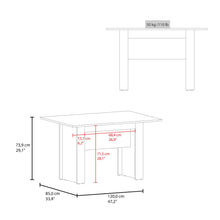 Mesa para Comedor Classic, Positano, para Cuatro Puestos, No Incluye Sillas