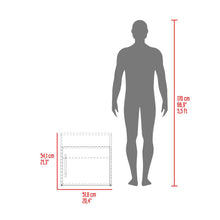 Mesa de Noche Montano, Milan y Wengue, con un cajón y espacio para colocar objetos decorativos