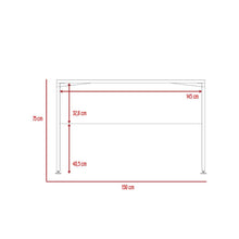 Escritorio Concept 150, Chocolate y Wengue, con Amplia Superfice