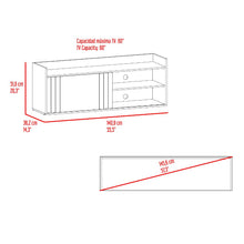 Mesa Para Tv Cuera, Capri y Wengue, Para Televisor Hasta 60 Pulgadas