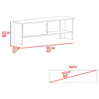 Mesa Para Tv Navi, Milan y Blando Duqueza, Para Televisor Hasta 55 Pulgadas con puerta
