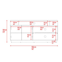 Mesa Para Tv Hope , Fresno Europeo y Capri, con espacio para TV de 65"