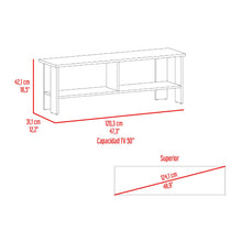 Mesa Para Tv Navi, Caoba, Para Televisor Hasta 55 Pulgadas