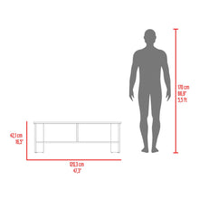 Mesa para TV Navi, Castaño y Wengue, para Televisor hasta 55 Pulgadas