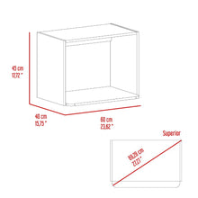 Mueble Auxiliar Lirio, Blanco Duqueza, con Espacio Para Microondas