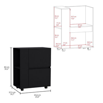 Bar Glasg, Wengue, Con tres puertas abatibles ZF