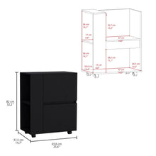 Bar Glasg, Wengue, Con tres puertas abatibles ZF