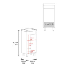 Mueble Lavamanos a Piso Oxford, Fresno Europeo y Plomo, Incluye Lavamanos 40cm ZF
